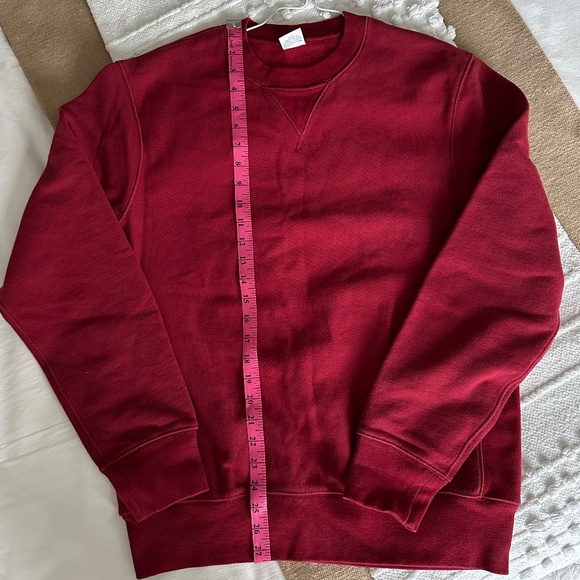 J CREW Men’s Sweatshirt - Cotton Terry Crewneck, Medium - Picture 3 of 5